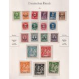 Stamps, Collection of mint German stamps, 1905-1944, housed in 2 blue hingeless Lighthouse albums,