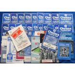 Football programmes, Chelsea home & away programmes 1961/62, League & Cup games, homes (21) inc.