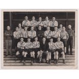 Football autographs, Sunderland FC, 1946/47, a signed black & white squad photo, 8.5" x 6.5",