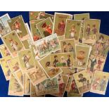 Trade cards, France, Belle Jardiniere, a collection of 80+ early advertising cards, part sets & odds