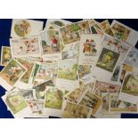 Postcards, Children, a collection of approx. 98 illustrated cards of children by Pauli Ebner, in