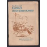 Cigarette cards, Player's, Famous Irish-Bred Horses, set of 50 cards laid down in special album (