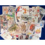 Postcards, Comic, a collection of approx. 34 cards illustrated by Lawson Wood inc. Gran-Pop (4),