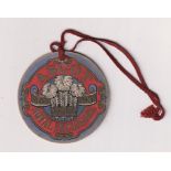 Horseracing, Royal Ascot, a card Royal Enclosure badge for 1893, with original cord attached (gd)