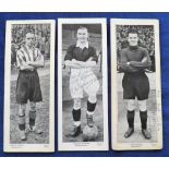 Trade cards / Autographs, Topical Times, Panel Portraits, Star Footballers, three signed cards,