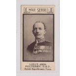 Cigarette card, J. Lomax Cockayne, War Portraits, type card, no 39, Lieut. Gen. Pulteney D.S.O. (vg)