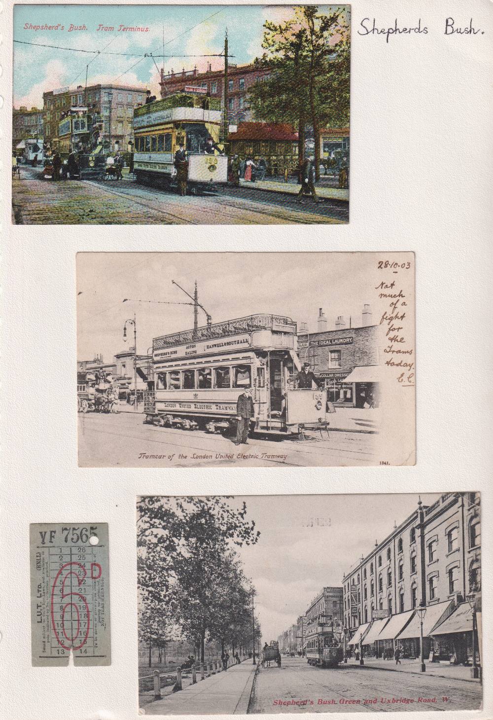 Postcards, a fine detailed collection in modern album of approx. 176 photographs (various sizes), - Image 6 of 6