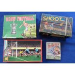 Football Games, 4 vintage, 1950's, boxed Football Games, Berwick Games 'Shoot' with endorsements