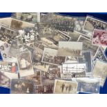 Postcards, Social History, a mix of approx. 62 cards, inc. RPs of children with doll, picnic, tug of