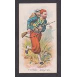 Cigarette card, Taddy, Royalty, Actresses & Soldiers, type card, French Zouave (vg) (1)