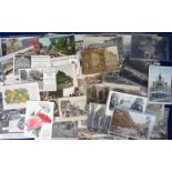 Postcards, Berkshire, 100+ topographical cards mainly Reading and local areas to include War