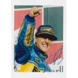 Motor Racing autograph, Michael Schumacher, a colo