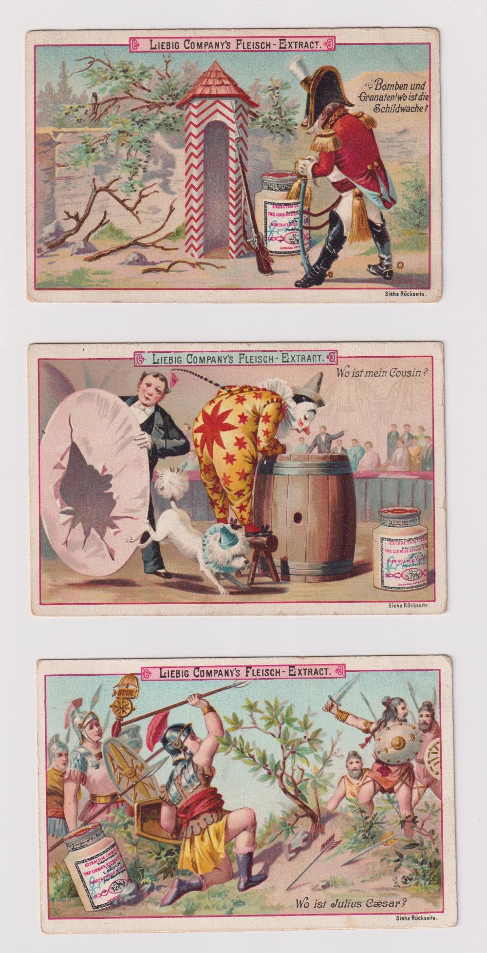 Trade cards, Liebig, 4 German language sets, Christopher Columbus II, Ref S339, Gnomes, Ref S345, - Image 9 of 16