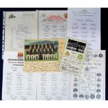 Cricket autographs etc, Australian selection, thre