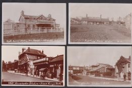 Postcards, Rail, a similar selection of 4 RPs of London stations photographed by Scribbler, inc.