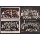 Football postcards, Millwall FC, four photographic