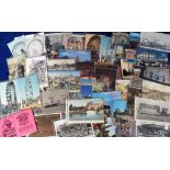 Postcards, Fairgrounds and Disneyland, a collection of approx. 80 mixed age cards showing