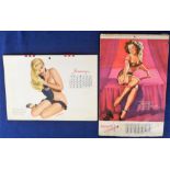 Glamour, 2 US Pin-Up calendars, Esquire Magazine 1