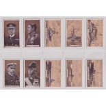 Cigarette cards, Cohen, Weenen, War Series (35/50, missing nos 26-34 (inc.), 38, 43, 45, 47, 48 &