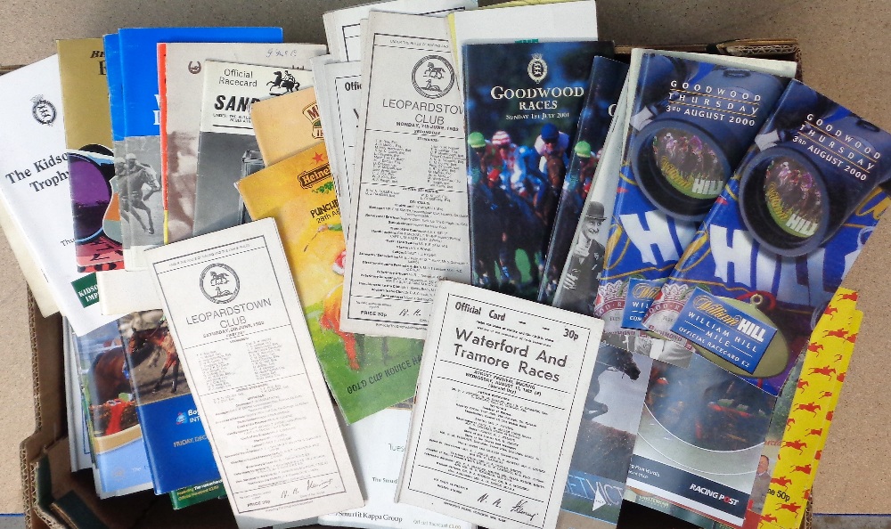 Horseracing, Racecards, flat and National Hunt, UK