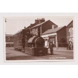 Postcard, Buckinghamshire, RP, The Tram Stony Stratford, nice image (vg)