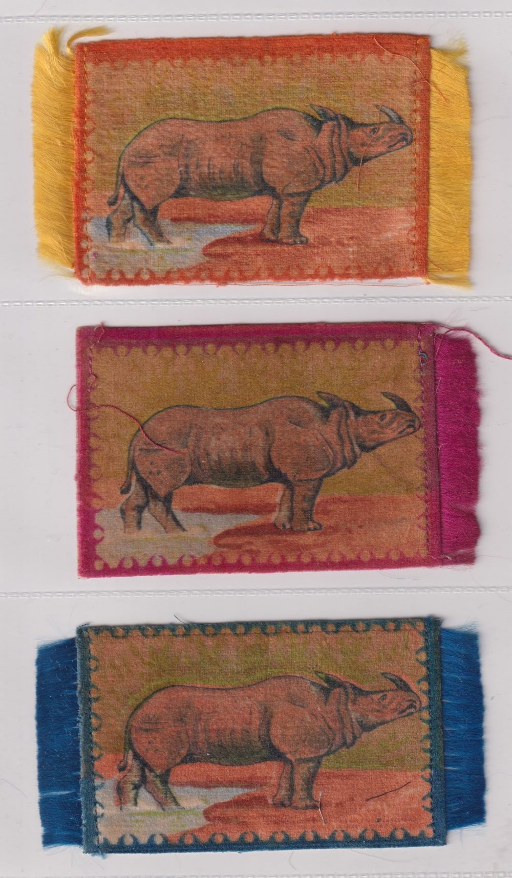 Tobacco blankets, USA, ATC, Wild Animals, 3 different plus 13 colour variation, approx. 65mm x - Image 5 of 10