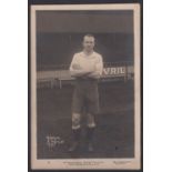 Football postcard, Tottenham Hotspur, Burt Bliss,