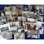 Postcards, Social History, selection inc. RP, Caravan, Groups, Seaside, Rubber Taking (2), Band,