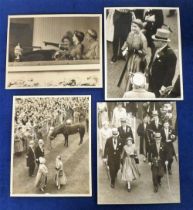 Horseracing, Royal Ascot, four black & white press