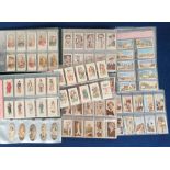 Cigarette cards, a collection of 45+ sets contained in three modern albums plus other sets in