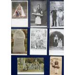 Postcards, Social History, a selection of 8 cards of UK characters, inc. a Carte de Visite of '