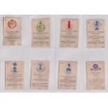 Cigarette cards, Ogden's, Army Crests & Mottoes, 37 different cards plus 1 duplicate (gen. gd) (38)