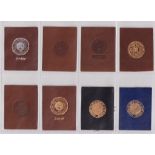 Tobacco leathers, USA, ATC, College Seals (Rectangular, 'M' size), Adelphi to Brown, 107 leathers