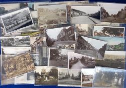 Postcards, Buckinghamshire, 45 cards, RPs and printed, a selection of topographical cards centered