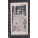 Cigarette card, Gabriel's, Cricketers Series, type card, no 6, K.S. Ranjitsinhi, Sussex (gd) (1)