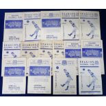 Football programmes, Reading homes 1948/9, 16 prog