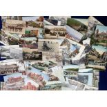 Postcards, a mixed UK topographical and social history collection of approx. 133 cards, with RPs