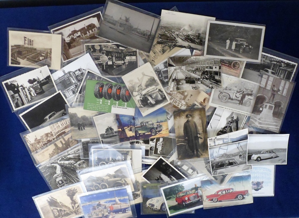 Postcards/Photographs, Transport, a collection of approx. 7 cards and photographs of motor cars inc.