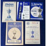 Football programmes, at Stamford Bridge, Chelsea,