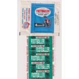 Trade card wrappers, A&BC Gum, two wax Football card wrappers, one '4 cards for 3d' & one 'Two