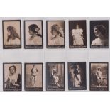 Cigarette cards, Ogden's, Guinea Gold, Actresses, Base M, 96 cards, all with initials starting 'T' &