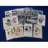 Postcards, a selection of 13 Red Cross cards, inc. Lambeth Auxiliary Hospital, Red Cross train (