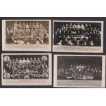 Football postcards, Millwall FC, four photographic