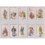 Cigarette cards, Japan, Tonoi & Co, Japanese Types, 51 different cards (gd) (51)