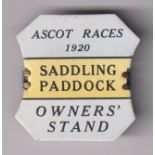 Horseracing, Royal Ascot, a saddling paddock Owner