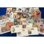 Postcards, Tobacco, 30+ cards to include Tuck's Celebrated Posters Ogden's Guinea Gold, several '