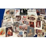 Postcards, a good mixed subject collection of approx. 176 cards, inc. 103 UK Royalty, a fairly