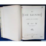 Ephemera, Fashions, La Mode Illustree Journal de la Famille, large format complete, 1912, some great