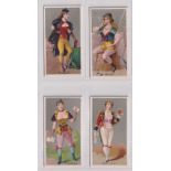 Cigarette cards, USA, Goodwin & Co, Occupations for Women, four cards, Lawyer, Sailor, Postman &