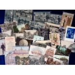 Postcards, London, a topographical and social history mix of approx. 33 cards of London, inc. The